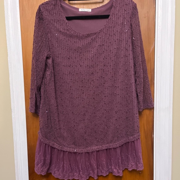 Indigo Soul purple women’s top.        B9 - Picture 4 of 10
